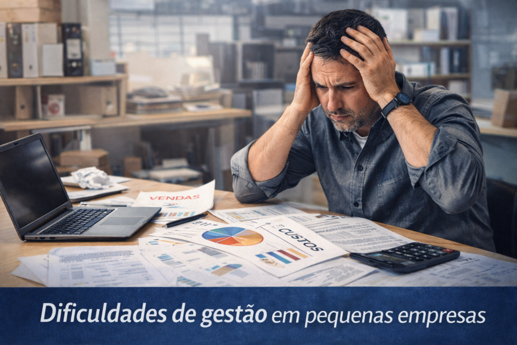 Dificuldades de gestão em pequenas empresas