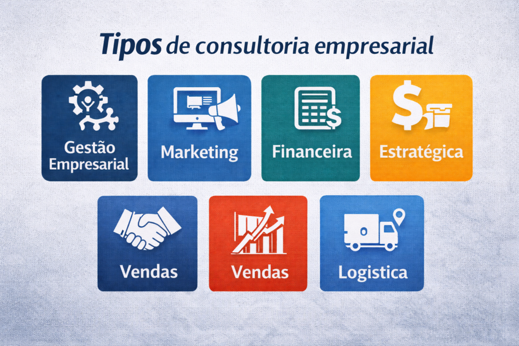 Tipos de consultoria empresarial